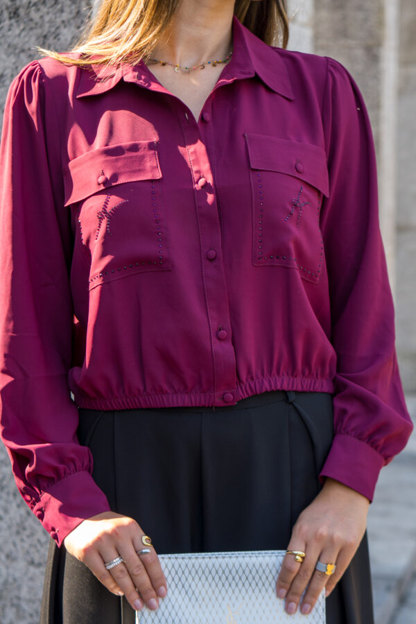 Blusa Bordô - Image 1